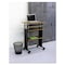 Safco 5 gal Round Indoor Metal Can, Black, Open Top, Steel, 13 in 9717BL - alternate 2